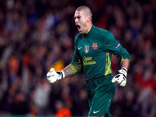 Víctor Valdés là thủ môn trong đội hình Barca mạnh nhất