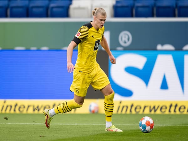 Erling Haaland (Dortmund) – 36 km/h